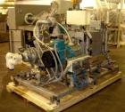 Used GEA Aeromatic Microwave Vacuum Dryer/Granulator, Model GP150SP, Stainless Steel. 150 Liter bowl, jacketed bowl, 15 kw DC main drive, 2-270 rpm 3-1/4 kw chopper, 1800-3600 rpm, mechanical seals, ...
