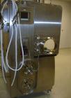 Used Glatt Fluid Bed Dryer, Model GPCG 2, Stainless Steel. 6.5 Bar internal shock rating, (2) spray granulation inserts, (1) Wurster insert, integrally mounted control panel with humidificatin cabine...