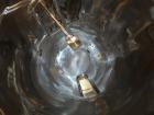 Used Glatt Fluid Bed Dryer, Model GPCG 2, Stainless Steel. 6.5 Bar internal shock rating, (2) spray granulation inserts, (1) Wurster insert, integrally mounted control panel with humidificatin cabine...