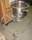 Used- Stainless Steel Glatt Batch Fluid Bed Powder, Model GPCG5