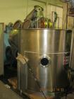 Used Glatt Fluid Bed Dryer, Model GPCG 60, Stainless Steel. Spray granulation chamber with 2 bowls, top vented, control panel. PRICE INCLUDES A 15% BUYERS PREMIUM. AS IS WHERE IS, LOADING & REMOVAL F...