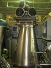 Used Glatt Fluid Bed Dryer, Model GPCG 60, Stainless Steel. Spray granulation chamber with 2 bowls, top vented, control panel. PRICE INCLUDES A 15% BUYERS PREMIUM. AS IS WHERE IS, LOADING & REMOVAL F...
