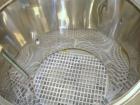 Used Glatt Fluid Bed Dryer, Model GPCG120, Stainless Steel. 2 Bar internal shock rating, spray granulation insert with (3) bowls and (2) bowl carts with top spray gun, Wurster insert with expansion c...