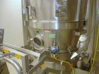 Used Glatt Fluid Bed Dryer, Model GPCG120, Stainless Steel. 2 Bar internal shock rating, spray granulation insert with (2) bowls and (2) bowl carts, Glatt controls and Creative Design bowl inverter, ...