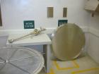 Used Glatt Fluid Bed Dryer, Model GPCG120, Stainless Steel. 2 Bar internal shock rating, spray granulation insert with (2) bowls and (2) bowl carts, Glatt controls and Creative Design bowl inverter, ...