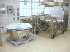 Used Glatt Fluid Bed Dryer, Model GPCG120, Stainless Steel. 2 Bar internal shock rating, spray granulation insert with (2) bowls and (2) bowl carts, Glatt controls and Creative Design bowl inverter, ...