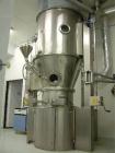 Used-Glatt Model GRG30 Batch Style Fluid Bed Dryer / Granulator System consisting of main tower assembly, air discharge bag ...