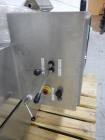 Used Glatt LD 120 SF Bowl Inverter. Stainless steel construction designed to lift and invert 120 liter Glatt fluid bed dryer bowls.  Unit includes bowl clamp and funnel, post mount with operator inte...