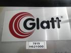 Used Glatt LD 120 SF Bowl Inverter. Stainless steel construction designed to lift and invert 120 liter Glatt fluid bed dryer bowls.  Unit includes bowl clamp and funnel, post mount with operator inte...