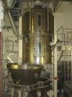 Used-Glatt 1560 Liter (500 kg) Top Spray Fluid Bed Granulator, model WSG-500. Original pneumatic controls upgraded to electr...