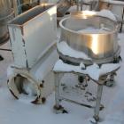 USED: Glatt fluid bed dryer, type WSG30. 304 stainless steel construction. Working capacity 44-110 lbs (20-50 kilos) product. (3) 3 section interchangeable beds: 1 coating, 1 drying, 1 granulating, a...