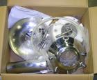 Used Stainless Steel/Glass Huttlin Kugelcoater, Model HKC-5 