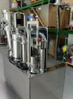 Used Niro MP-1 Multi-Processor Fluid Bed Dryer, stainless steel construction.  Capacity from 0.5 - 6 kg of product per batch.  Product container capacity 20 liters.  Maximum batch weight 7.5 kg.  Mac...