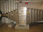 Used Niro Fluid Bed Dryer/Granulator, Model MP7-F1, Stainless Steel. Rated 10 bar maximum pressure, 1,610 liters. Includes a 75 hp blower, CIP system, air handling unit, Flanders air filtration unit,...