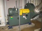 Used Niro Fluid Bed Dryer/Granulator, Model MP7-F1, Stainless Steel. Rated 10 bar maximum pressure, 1,610 liters. Includes a 75 hp blower, CIP system, air handling unit, Flanders air filtration unit,...
