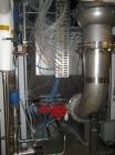 Used Niro Fluid Bed Dryer/Granulator, Model MP7-F1, Stainless Steel. Rated 10 bar maximum pressure, 1,610 liters. Includes a 75 hp blower, CIP system, air handling unit, Flanders air filtration unit,...