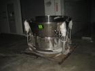 Used Niro Fluid Bed Dryer, Model MP8, Sanitary Stainless Steel Construction. (3) Removable bowls, air handling unit system, 75 hp blower, Cargocaire honeycomb dehumidifier system, air filtration syst...
