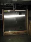 Used Niro Fluid Bed Dryer, Model MP8, Sanitary Stainless Steel Construction. (3) Removable bowls, air handling unit system, 75 hp blower, Cargocaire honeycomb dehumidifier system, air filtration syst...