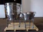 Used Stainless Steel Vector Spray Fluid Bed Dryer, Model FLF-90