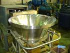 USED: Vector FL-N-60EX Flo-Dryer System, 316 stainless steel, (hi-buff polish in all product contact areas), 220 liter container, 45 x 175 and 10 mesh bottom screens. Working capacity of 60-100 kg ba...