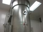 Used GLATT MODEL WSG120 STAINLESS STEEL FLUID BED DRYER. UNIT INCLUDES (3) STAINLESS STEEL MOBILE PRODUCT CONTAINERS, (1) FAN RATED 6000CUMT/HOUR. (1) HYDRAULIC POWERPACK. INCLUDES SWITCHGEAR CONTROL...