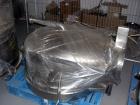Used GLATT MODEL WSG120 STAINLESS STEEL FLUID BED DRYER. UNIT INCLUDES (3) STAINLESS STEEL MOBILE PRODUCT CONTAINERS, (1) FAN RATED 6000CUMT/HOUR. (1) HYDRAULIC POWERPACK. INCLUDES SWITCHGEAR CONTROL...