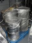 Used GLATT MODEL WSG120 STAINLESS STEEL FLUID BED DRYER. UNIT INCLUDES (3) STAINLESS STEEL MOBILE PRODUCT CONTAINERS, (1) FAN RATED 6000CUMT/HOUR. (1) HYDRAULIC POWERPACK. INCLUDES SWITCHGEAR CONTROL...