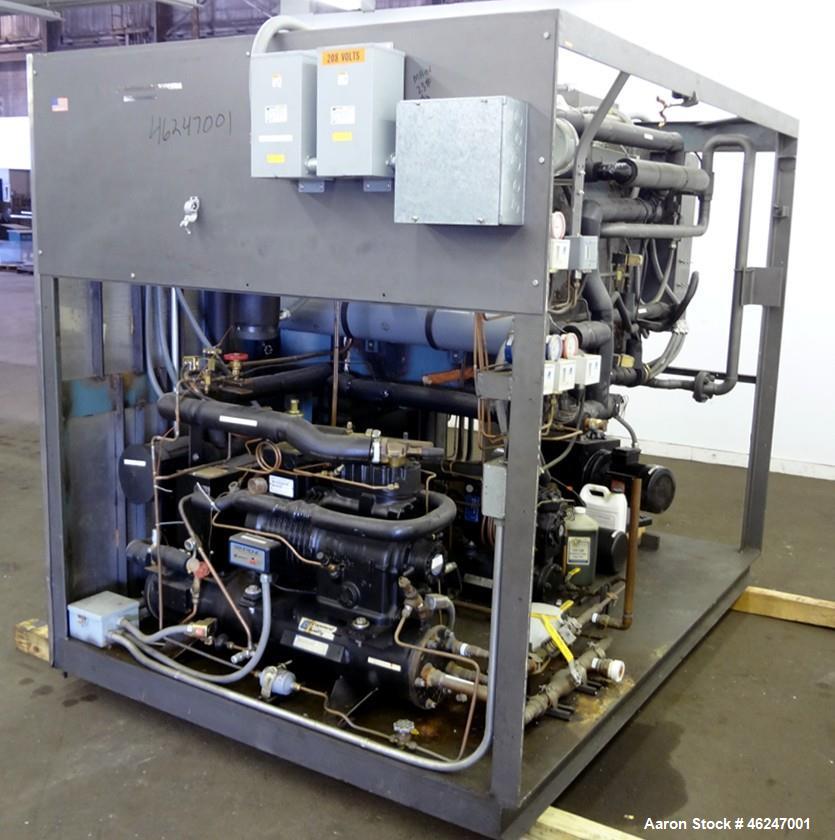Used American Lyophilizer Freezer Dryer, Approximate 30 Square Feet, 304 Stainless Steel. Chamber approximate 38" wide x 28-1/2" tall x 40" deep. (6) 24" Wide x 36" long x 1" thick jacketed shelves, ...