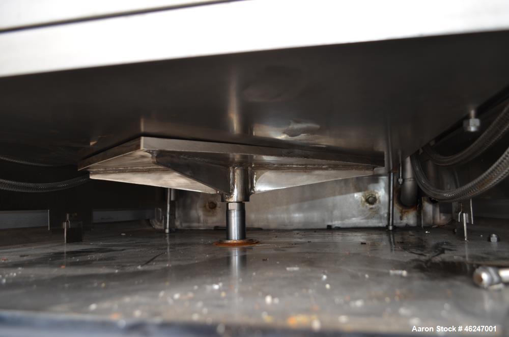 Used American Lyophilizer Freezer Dryer, Approximate 30 Square Feet, 304 Stainless Steel. Chamber approximate 38" wide x 28-1/2" tall x 40" deep. (6) 24" Wide x 36" long x 1" thick jacketed shelves, ...