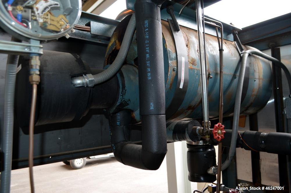 Used American Lyophilizer Freezer Dryer, Approximate 30 Square Feet, 304 Stainless Steel. Chamber approximate 38" wide x 28-1/2" tall x 40" deep. (6) 24" Wide x 36" long x 1" thick jacketed shelves, ...