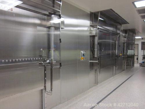 Used BOC Edwards 440 Square Feet Freeze Dryer Lyophilizer, Model LYOMAX 42, 316L Stainless Steel Contact Surfaces. (15) 1800 mm x 1550 mm x 22 mm thick shelves, 125 mm shelf spacing, stoppering, 44 s...