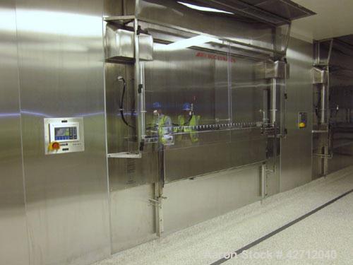 Used BOC Edwards 440 Square Feet Freeze Dryer Lyophilizer, Model LYOMAX 42, 316L Stainless Steel Contact Surfaces. (15) 1800 mm x 1550 mm x 22 mm thick shelves, 125 mm shelf spacing, stoppering, 44 s...