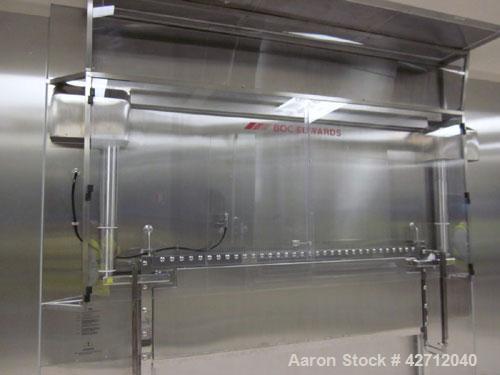 Used BOC Edwards 440 Square Feet Freeze Dryer Lyophilizer, Model LYOMAX 42, 316L Stainless Steel Contact Surfaces. (15) 1800 mm x 1550 mm x 22 mm thick shelves, 125 mm shelf spacing, stoppering, 44 s...