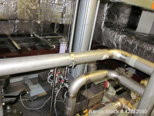Used BOC Edwards 440 Square Feet Freeze Dryer Lyophilizer, Model LYOMAX 42, 316L Stainless Steel Contact Surfaces. (15) 1800 mm x 1550 mm x 22 mm thick shelves, 125 mm shelf spacing, stoppering, 44 s...