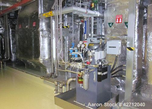 Used BOC Edwards 440 Square Feet Freeze Dryer Lyophilizer, Model LYOMAX 42, 316L Stainless Steel Contact Surfaces. (15) 1800 mm x 1550 mm x 22 mm thick shelves, 125 mm shelf spacing, stoppering, 44 s...