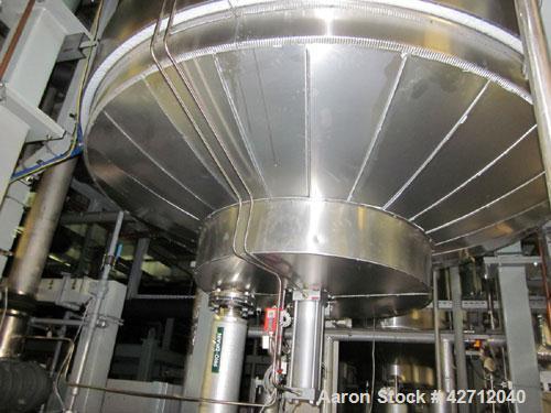 Used BOC Edwards 440 Square Feet Freeze Dryer Lyophilizer, Model LYOMAX 42, 316L Stainless Steel Contact Surfaces. (15) 1800 mm x 1550 mm x 22 mm thick shelves, 125 mm shelf spacing, stoppering, 44 s...