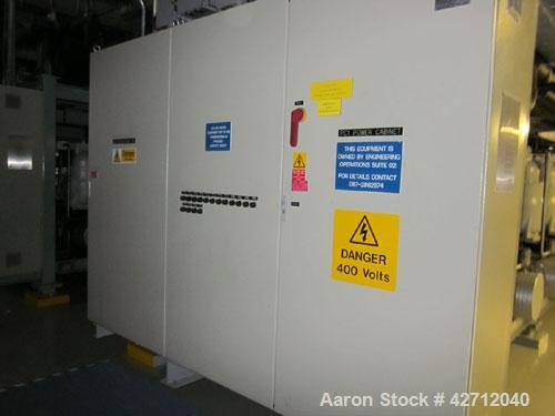 Used BOC Edwards 440 Square Feet Freeze Dryer Lyophilizer, Model LYOMAX 42, 316L Stainless Steel Contact Surfaces. (15) 1800 mm x 1550 mm x 22 mm thick shelves, 125 mm shelf spacing, stoppering, 44 s...