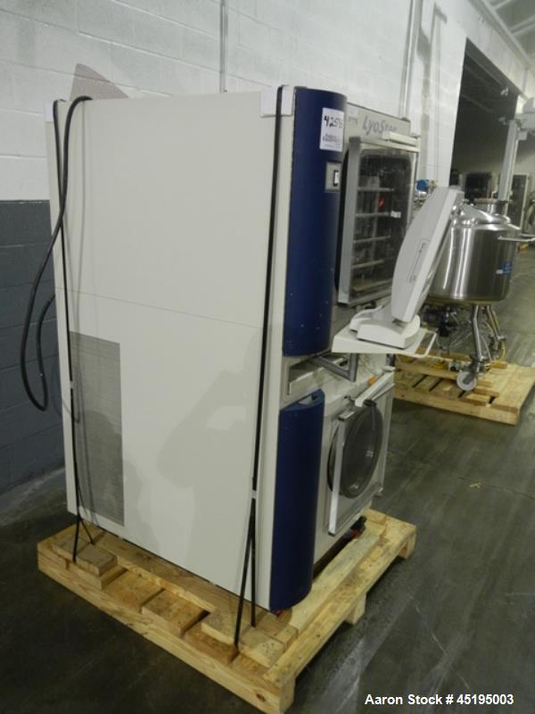 Used Stainless Steel Lyostar Freeze Dryer, Model LS3S1BOPE.