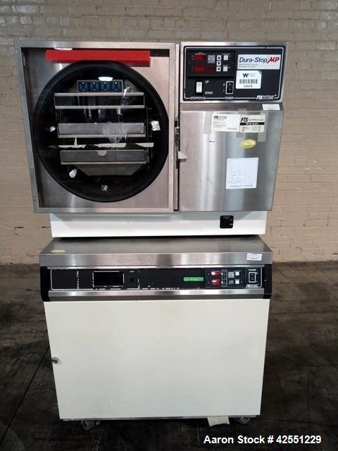 Used FTS Freeze Dryer, Model TDS-00035-A, Stainless Steel. Approximately 3.75 square feet surface area with (3) 11" x 16" shelves. Has model FD-00007-A chiller system, R12 refrigerant. Serial# TDS-7-...