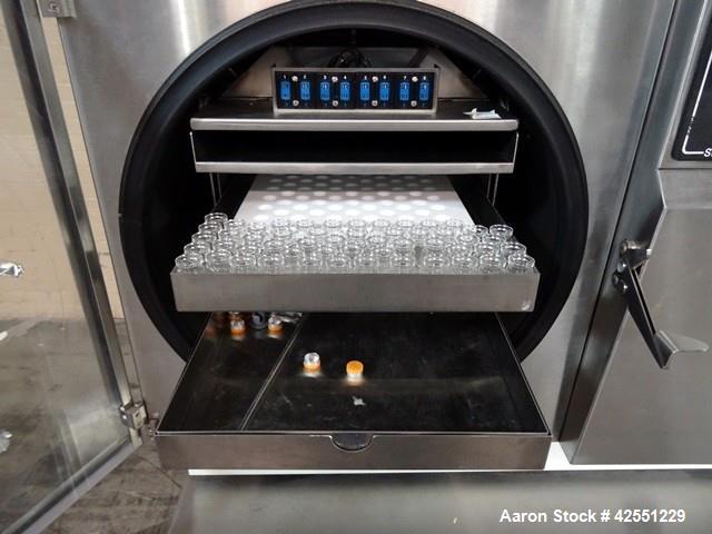 Used FTS Freeze Dryer, Model TDS-00035-A, Stainless Steel. Approximately 3.75 square feet surface area with (3) 11" x 16" shelves. Has model FD-00007-A chiller system, R12 refrigerant. Serial# TDS-7-...