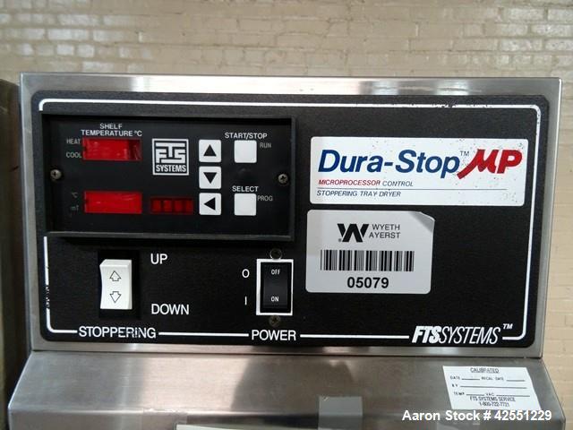 Used FTS Freeze Dryer, Model TDS-00035-A, Stainless Steel. Approximately 3.75 square feet surface area with (3) 11" x 16" shelves. Has model FD-00007-A chiller system, R12 refrigerant. Serial# TDS-7-...