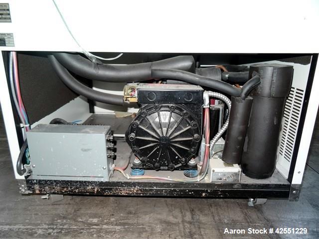 Used FTS Freeze Dryer, Model TDS-00035-A, Stainless Steel. Approximately 3.75 square feet surface area with (3) 11" x 16" shelves. Has model FD-00007-A chiller system, R12 refrigerant. Serial# TDS-7-...