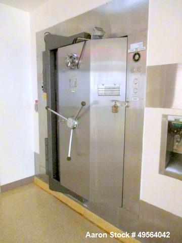 Used Usifroid H 601PS Freeze Dryer with Hull Control Panel and Vacuum Controller Includes Dual Alcatel 2063 Vacuum Pumps; Heat Exchanger Skid and a 3 System Compressor Skid. S/n# 8104642.