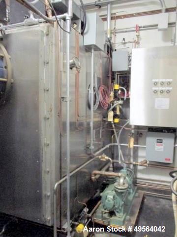 Used Usifroid H 601PS Freeze Dryer with Hull Control Panel and Vacuum Controller Includes Dual Alcatel 2063 Vacuum Pumps; Heat Exchanger Skid and a 3 System Compressor Skid. S/n# 8104642.
