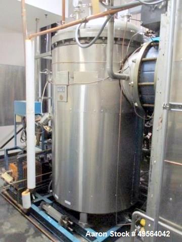 Used- Usifroid H 601PS Freeze Dryer with Hull Control Panel and Vacuum Controller Includes Dual Alcatel 2063 Vacuum Pumps; H...