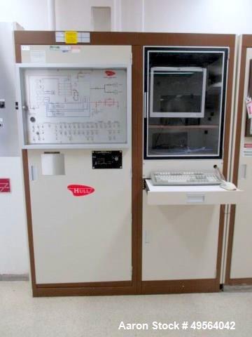 Used Usifroid H 601PS Freeze Dryer with Hull Control Panel and Vacuum Controller Includes Dual Alcatel 2063 Vacuum Pumps; Heat Exchanger Skid and a 3 System Compressor Skid. S/n# 8104642.