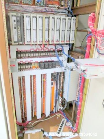 Used Usifroid H 601PS Freeze Dryer with Hull Control Panel and Vacuum Controller Includes Dual Alcatel 2063 Vacuum Pumps; Heat Exchanger Skid and a 3 System Compressor Skid. S/n# 8104642.