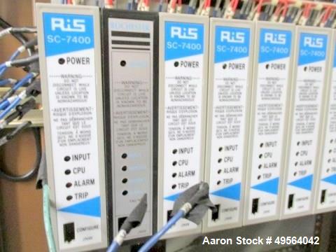 Used Usifroid H 601PS Freeze Dryer with Hull Control Panel and Vacuum Controller Includes Dual Alcatel 2063 Vacuum Pumps; Heat Exchanger Skid and a 3 System Compressor Skid. S/n# 8104642.