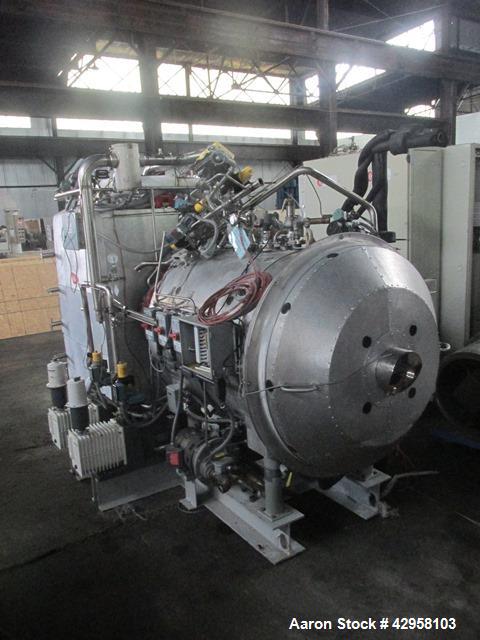 Used- Hull Lyophilizer Freeze Dryer,18 Square Feet, Model 18FXS100-SS30C. Stainless steel product contact surfaces, nominall...