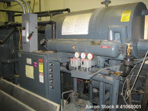 Used Hull Freeze Dryer, Model 72SF100. 6 shelves 36" x 48", 72 square feet. Temperature range of -55 deg C to +75 deg C. Ice capacity 100 kg total on two internal plate condensers. 460 volts @ 60 hz,...